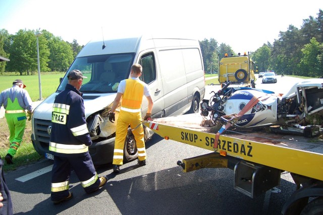 Motocyklisty nie udało się uratować