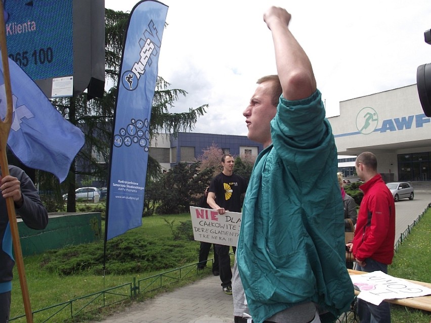 Studenci AWF strajkują przeciwko otwarciu zawodu trenera