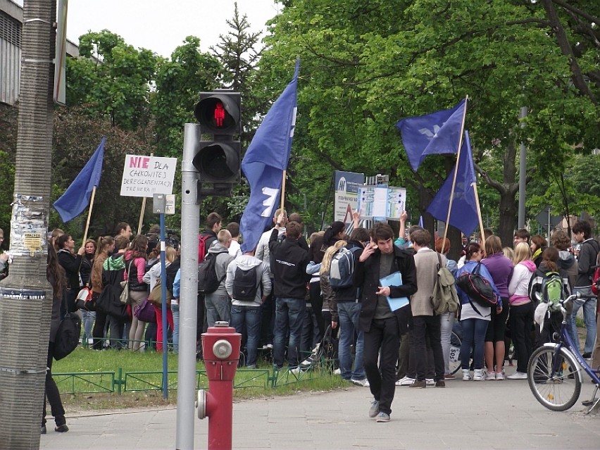 Studenci AWF strajkują przeciwko otwarciu zawodu trenera