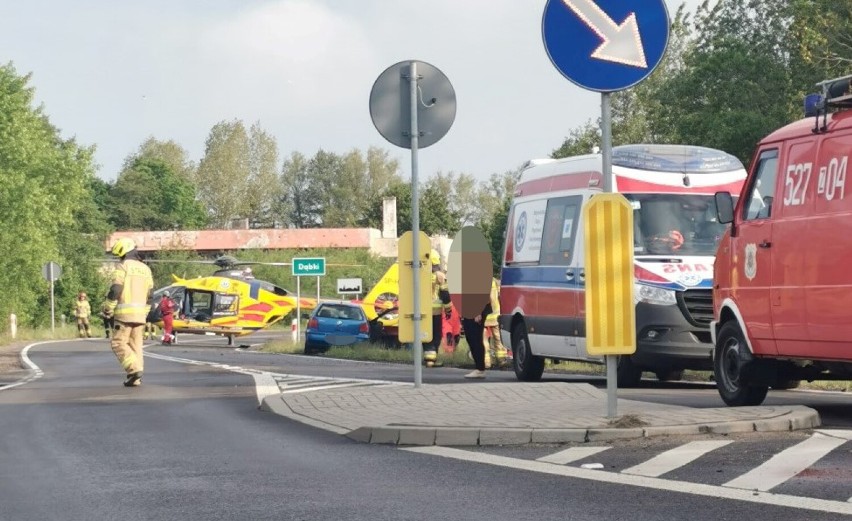 Dąbki, gm. Darłowo - śmiertelne potrącenie rowerzysty