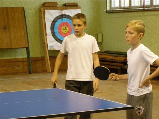 Mistrzostwa gminy w tenisie stołowym chłopców ze szkół podstawowych