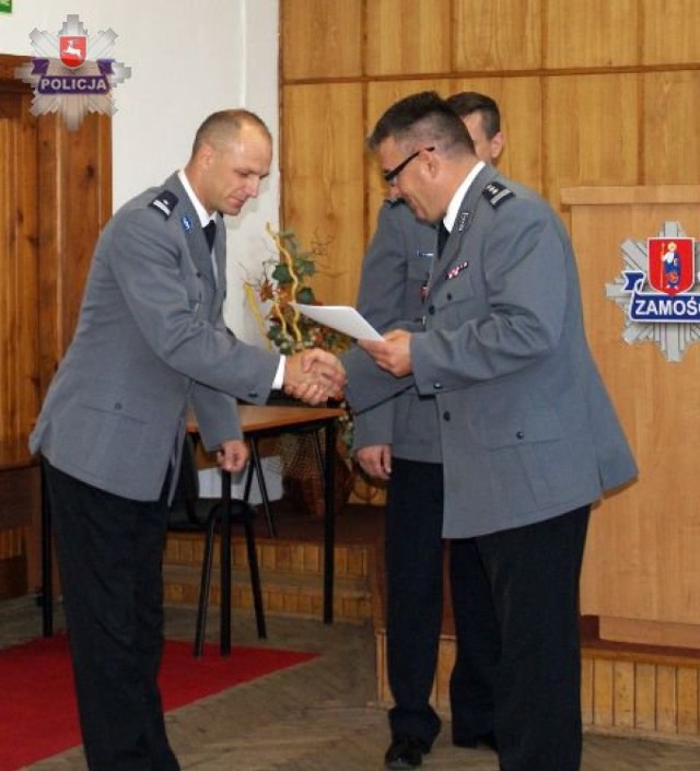 Podinsp. Artur Deryło został drugim zastępcą komendanta policji w Zamościu.