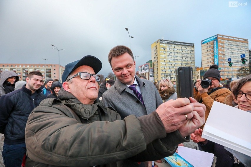 Szymon Hołownia odwiedził Szczecin - 19.02.2020 r.