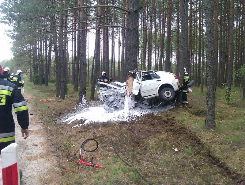 Śmiertelny wypadek na łuku drogi