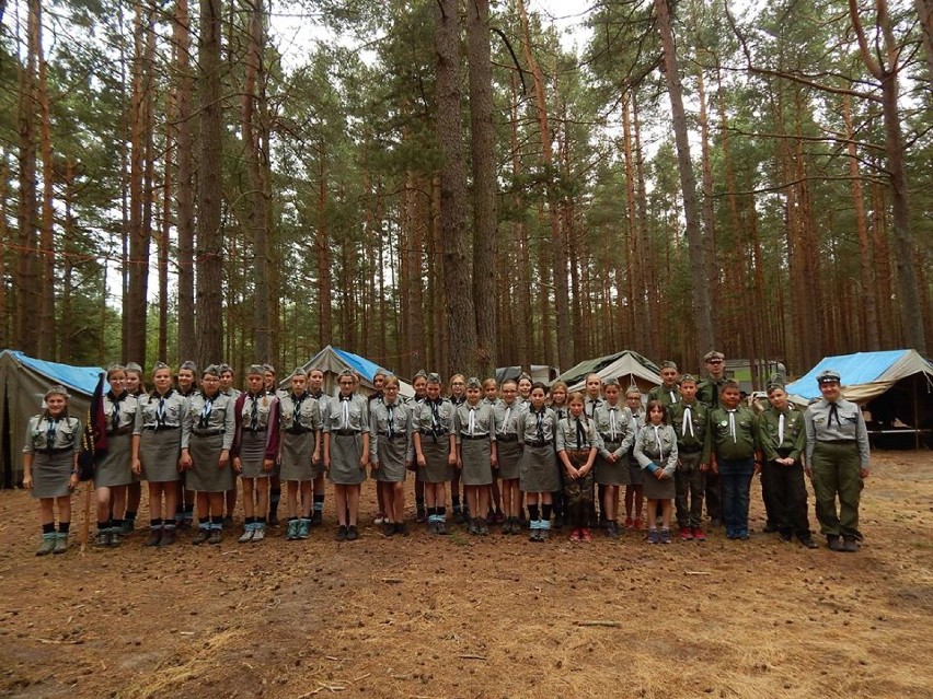 Harcerze z powiatu szamotulskiego na obozie w Ostrowie [ZDJĘCIA]