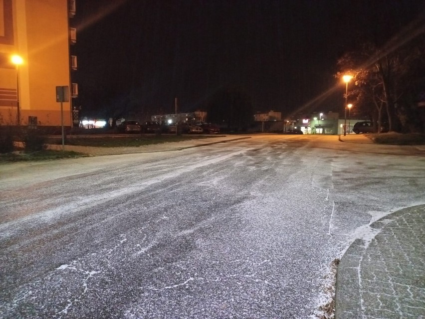 W Koninie i okolicach spadł pierwszy śnieg. Kiedy spadnie znowu? Prognoza 