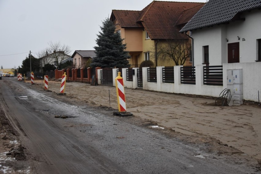 Przebudowa ulicy Grzybowej w Wągrowcu