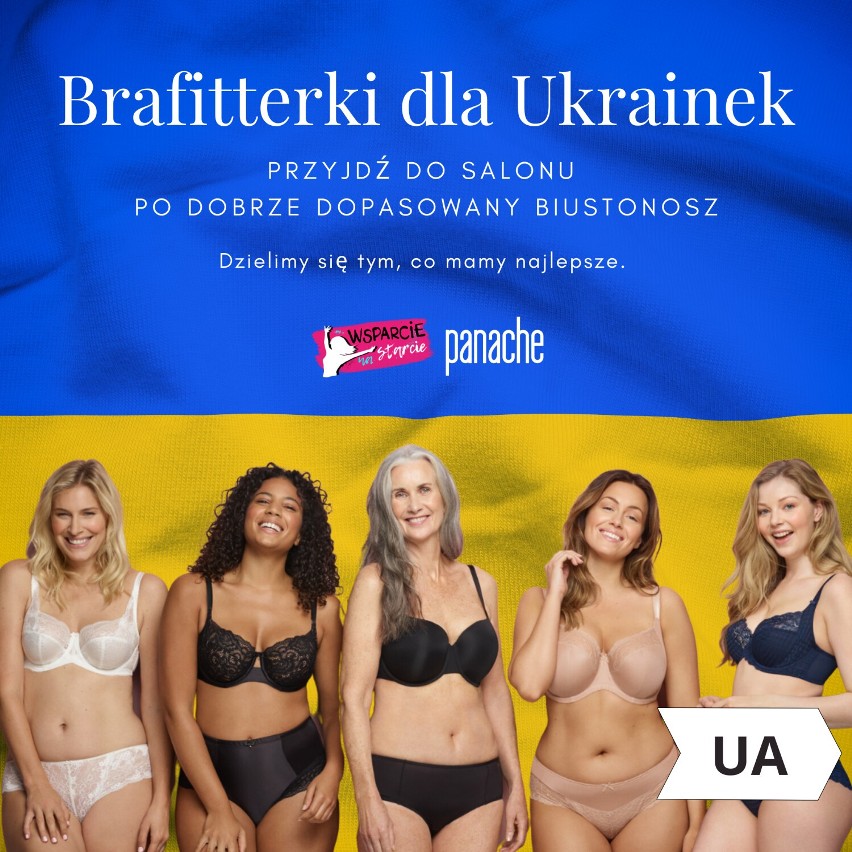 Malbork. Akcja "Brafitterki dla Ukrainek" ma pomóc uciekającym przed wojną kobietom. Zadbała o to fundacja Wsparcie na Starcie