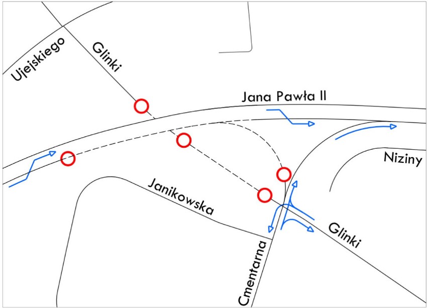 W rejonie Jana Pawła II wprowadzony zostanie ruch...