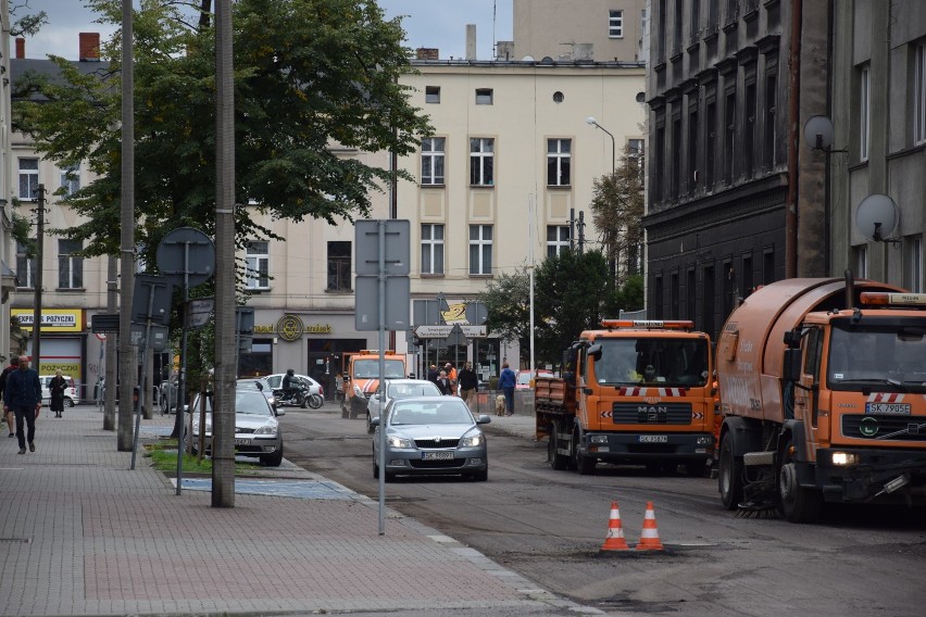 Remont ulicy Szkolnej w Katowicach