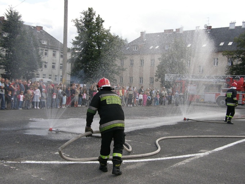 Pokaz umiejętności straży pożarnej. Fot. Mariusz Witkowski