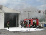 Pożar w myjni samochodowej w Dębicy. Zobacz zdjęcia