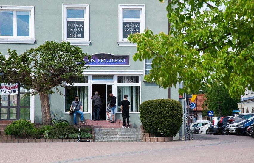 Salon fryzjerski na placu Bartosza Głowackiego w Tarnobrzegu