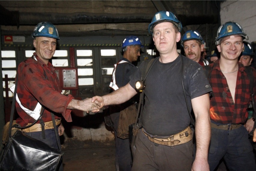 Górnicy z kopalń KGHM