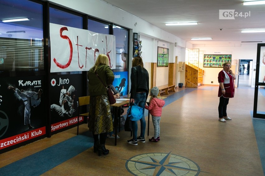 Strajk nauczycieli w Szczecinie