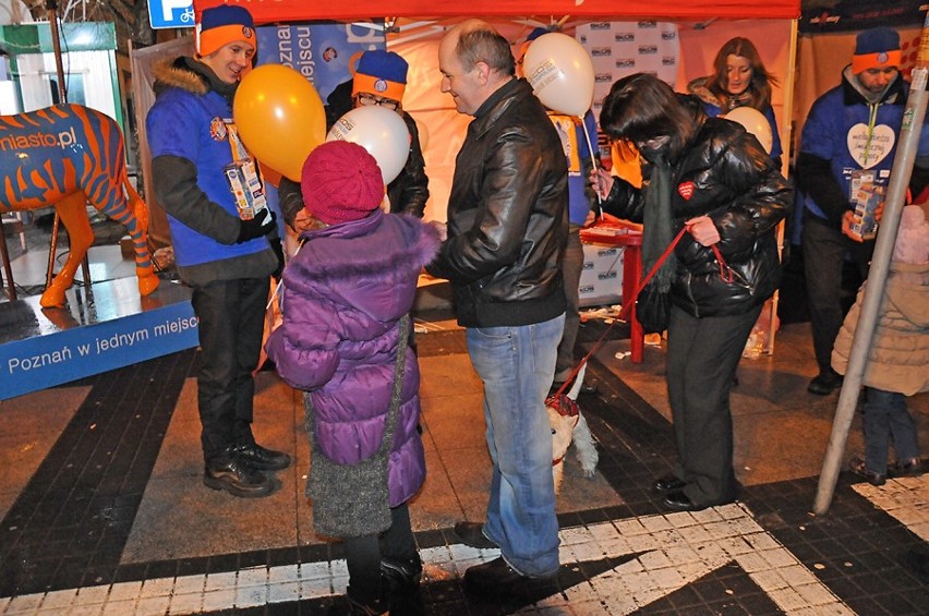 Poznań NaszeMiasto.pl z zebrą na WOŚP [ZDJĘCIA, WIDEO]