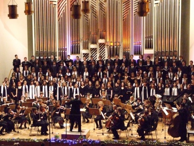 Wspólny koncert Chóru I LO oraz chóru i orkiestry Carl-Schurz-Schule