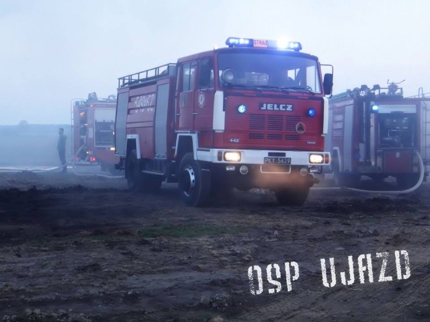Pożar stodoły w Czerniewicach