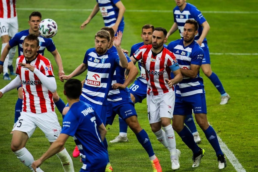 W ostatnim meczu Cracovii z Wisłą Płock padł remis 1:1