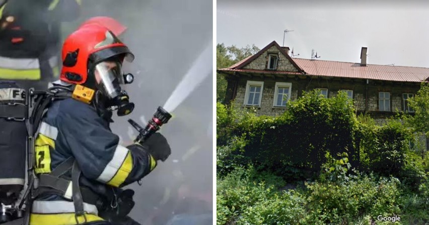 Będzin. Nocny pożar w Grodźcu. Ewakuowano 16 osób z kamienicy przy Wojska Polskiego