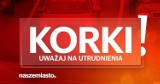 Gołoledź na ulicach. Droga Grudziądz - Radzyń Chełmiński nieprzejezdna