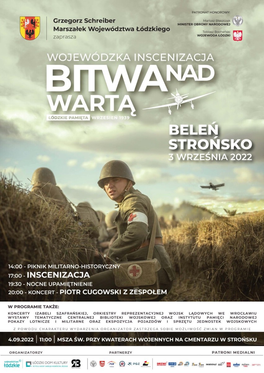 Inscenizacja Bitwy w Beleniu już w sobotę 3 września PROGRAM, FILM PROMOCYJNY