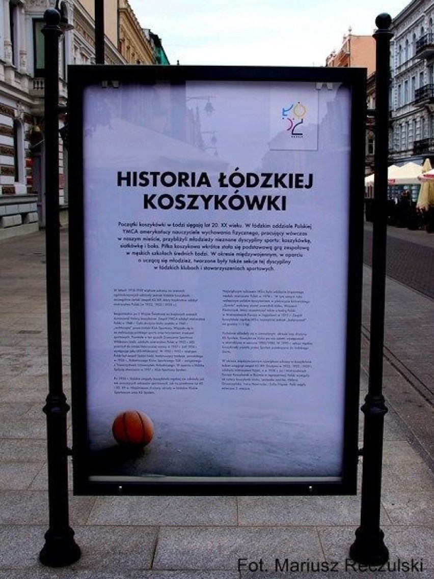 Wystawa "Historia łódzkiej koszykówki".Fot. Mariusz...