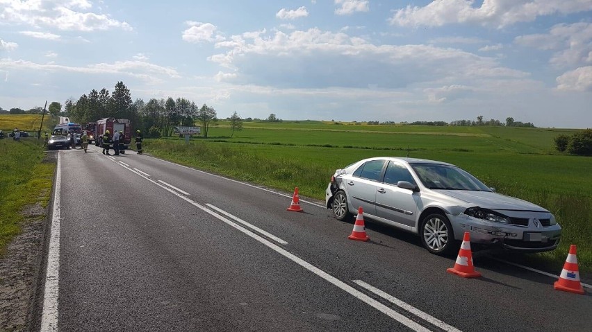 Wypadek na DK 16 w Szczepankach w powiecie grudziądzkim