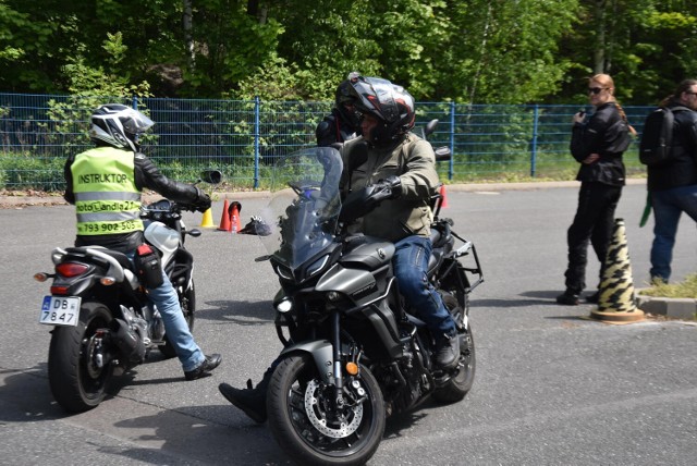 W wałbrzyskim DORD odbyły się warsztaty dla motocyklistów „Bezpieczny motocyklista"