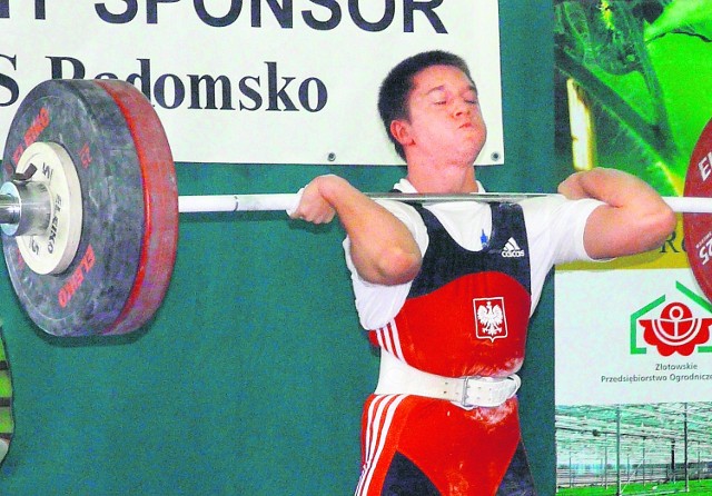 Najlepszym sportowcem Radomska młodego pokolenia jest sztangista Damian Rępuszewski