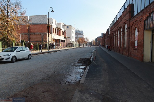 Tak wygląda przebudowywana ulica Kilińskiego we Włocławku.