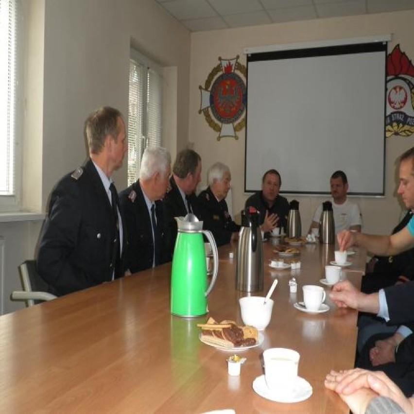 Choszczno: Wizyta strażaków z Niemiec [ZDJĘCIA]