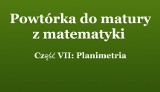 Część 7: Planimetria [Zadania]