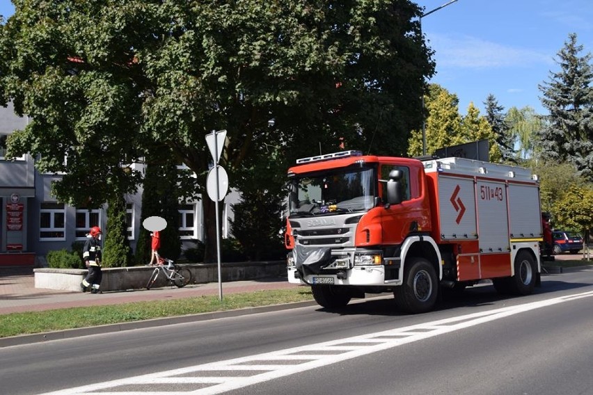 Akcja strażaków w nowotomyskim Koperniku