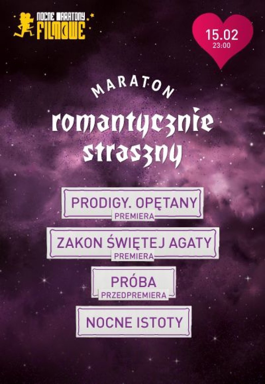 W piątek kino Helios zaprasza na dwa maratony filmowe....