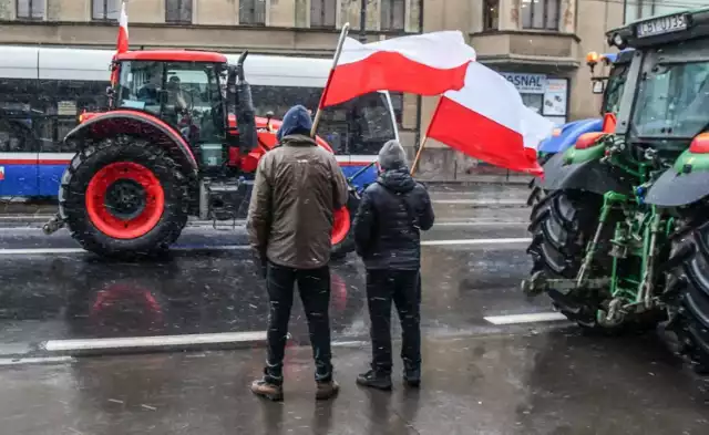 Protest rolników w Bydgoszczy