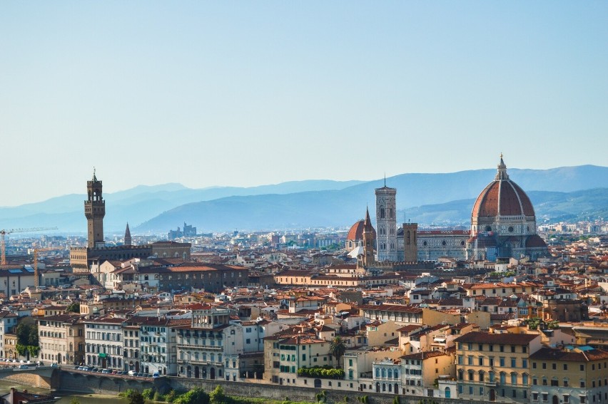 Stare Miasto we Florencji, stolicy Toskanii, zostało w...