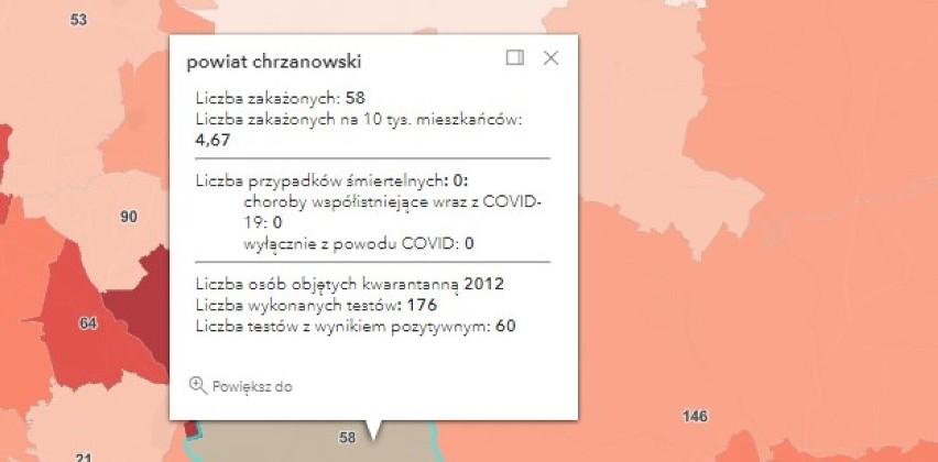 Ponad dwadzieścia tysięcy zakażeń COVID-19 w Polsce. W powiatach oświęcimskim, wadowickim, chrzanowskim i olkuskim też są nowe przypadki