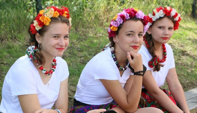 Festiwal śpiewaczy Szparagowe Żniwa był jednym z najbardziej widowiskowych i kolorowych akordów sobotniego święta Trzciela.