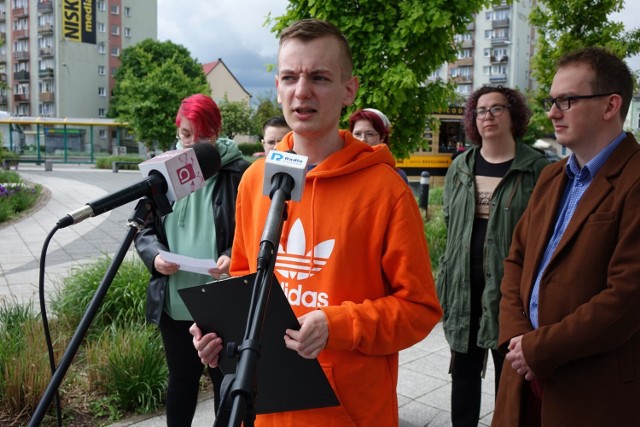 Organizatorzy Marszu Równości w Pile na konferencji prasowej