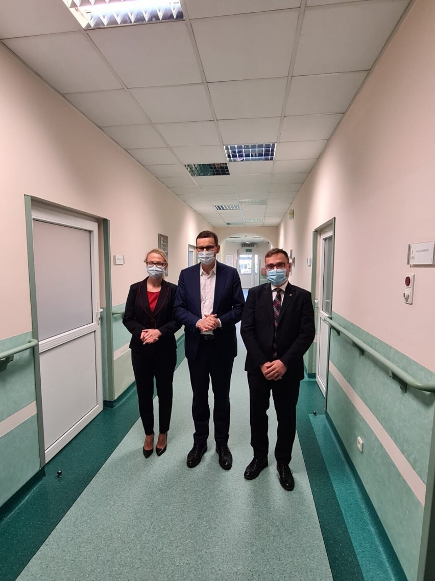 Premier Mateusz Morawiecki odwiedził dziś szpital w...