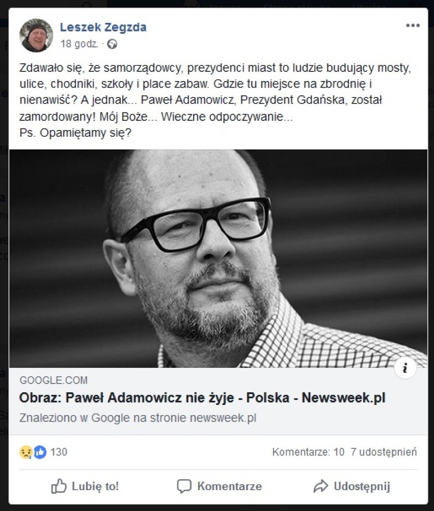 Leszek Zegzda, radny Nowego Sącza