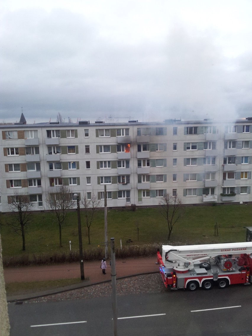 Pożar mieszkania przy ul. Zamenhofa. Jedna osoba trafiła do szpitala [ZDJĘCIA]