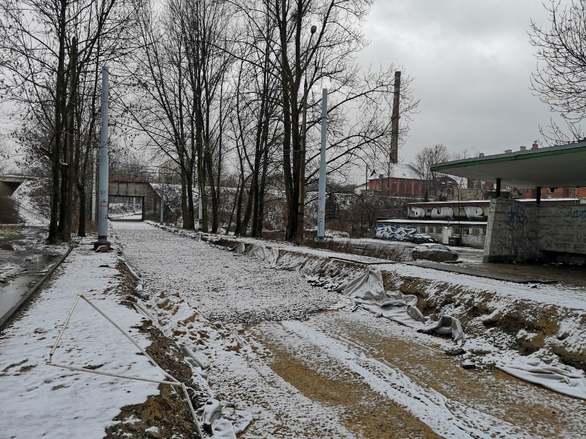 Remont torowiska tramwajowego w centrum Bytomia