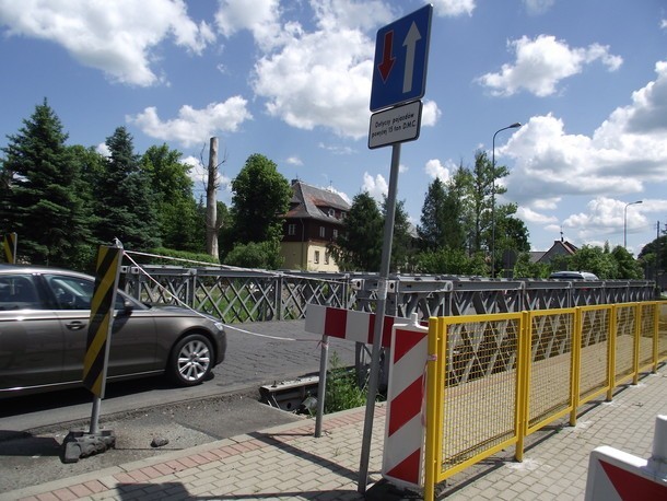 Z powodu remontu mostu w Maciejowej mogą tworzyć się korki