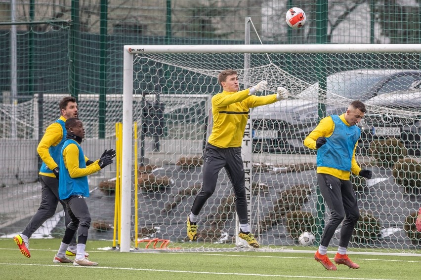 Wieczysta Kraków. Trening na stadionie Prądniczanki (11...