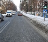 Wypadek w Jaśle. 77-letni pieszy trafił do szpitala