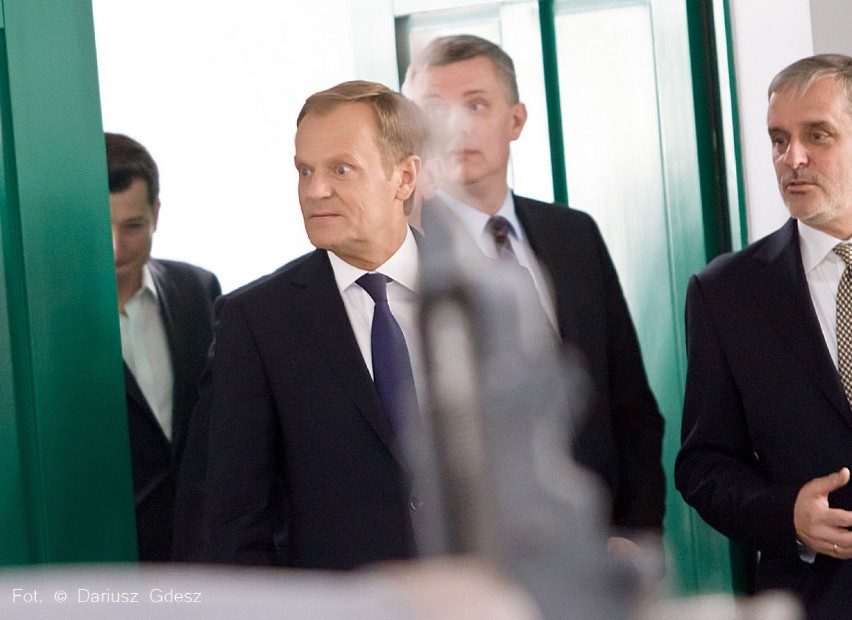 W trakcie wizyty w Wałbrzychu premier Donald Tusk zwiedził...