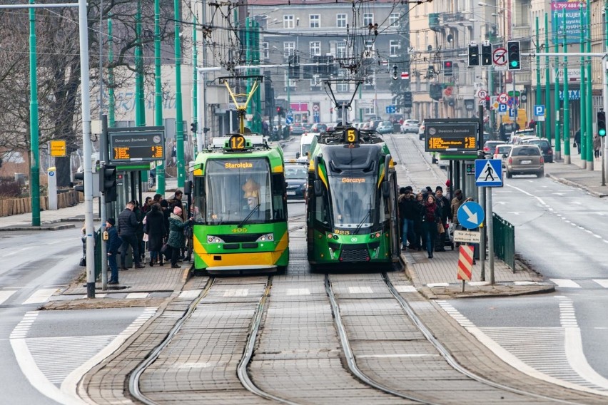 Obecnie wykorzystywane w Poznaniu tramwaje 32-metrowe mogą...