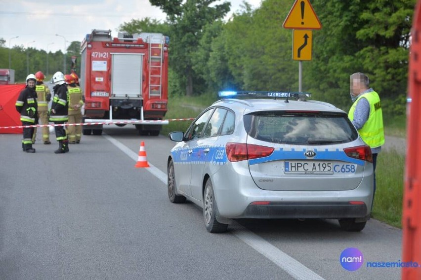 Tragiczny wypadek na granicy miejscowości Lipno i Złotopole....